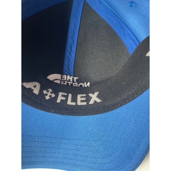 The North Face hat A Flex blue with elastic adjustable band - Picture 7 of 9